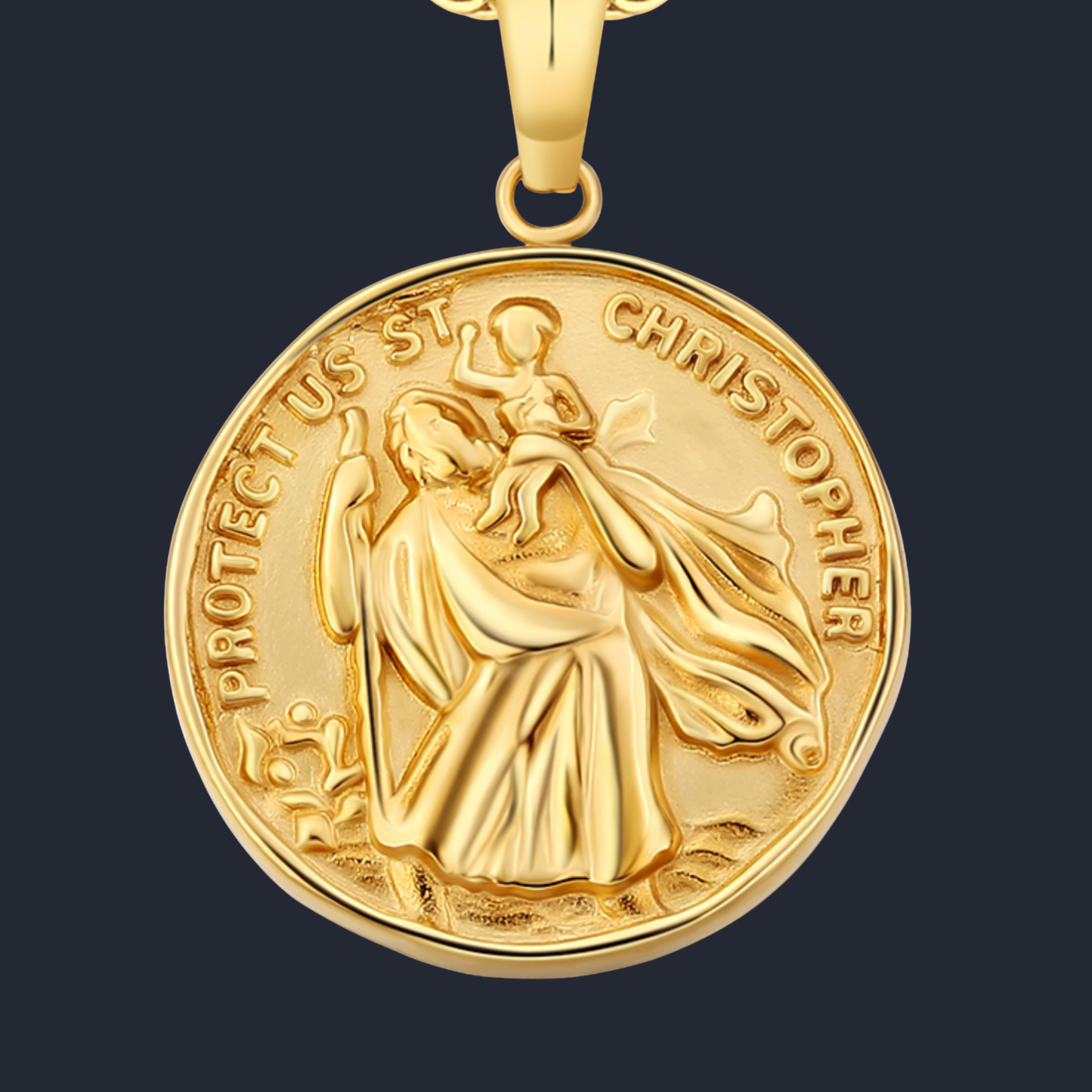 18K Gold Plated Pendant — No Autograph